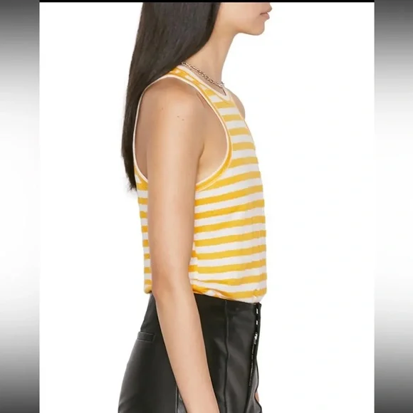 Frame Ringer Racerback Stripe Cami. NWT - Picture 3 of 12